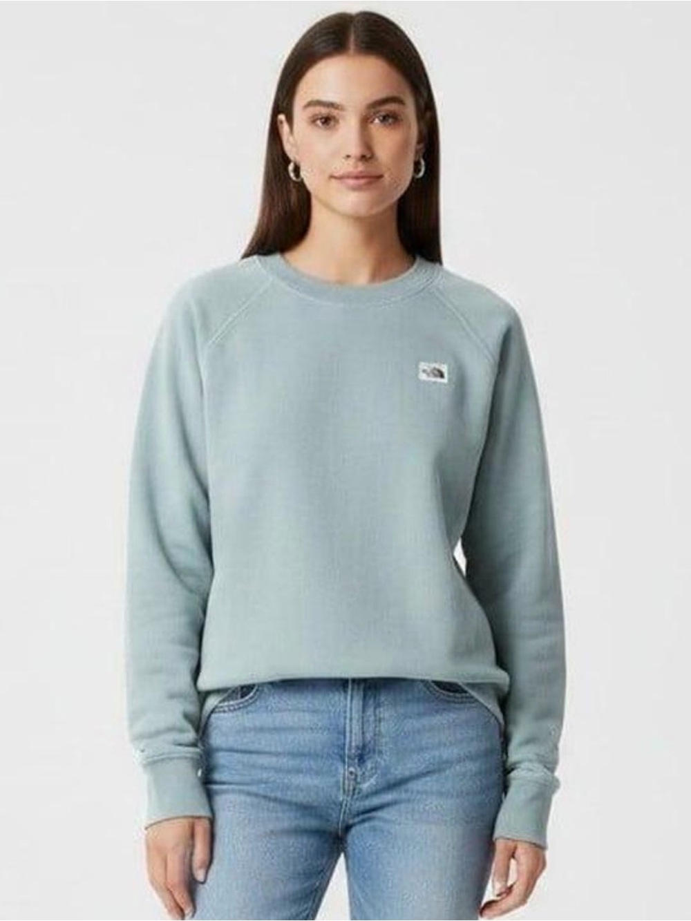 The Northface Womens Heritage Patch Crew neck sweatshirt in size xl, EUC COMFY🍁